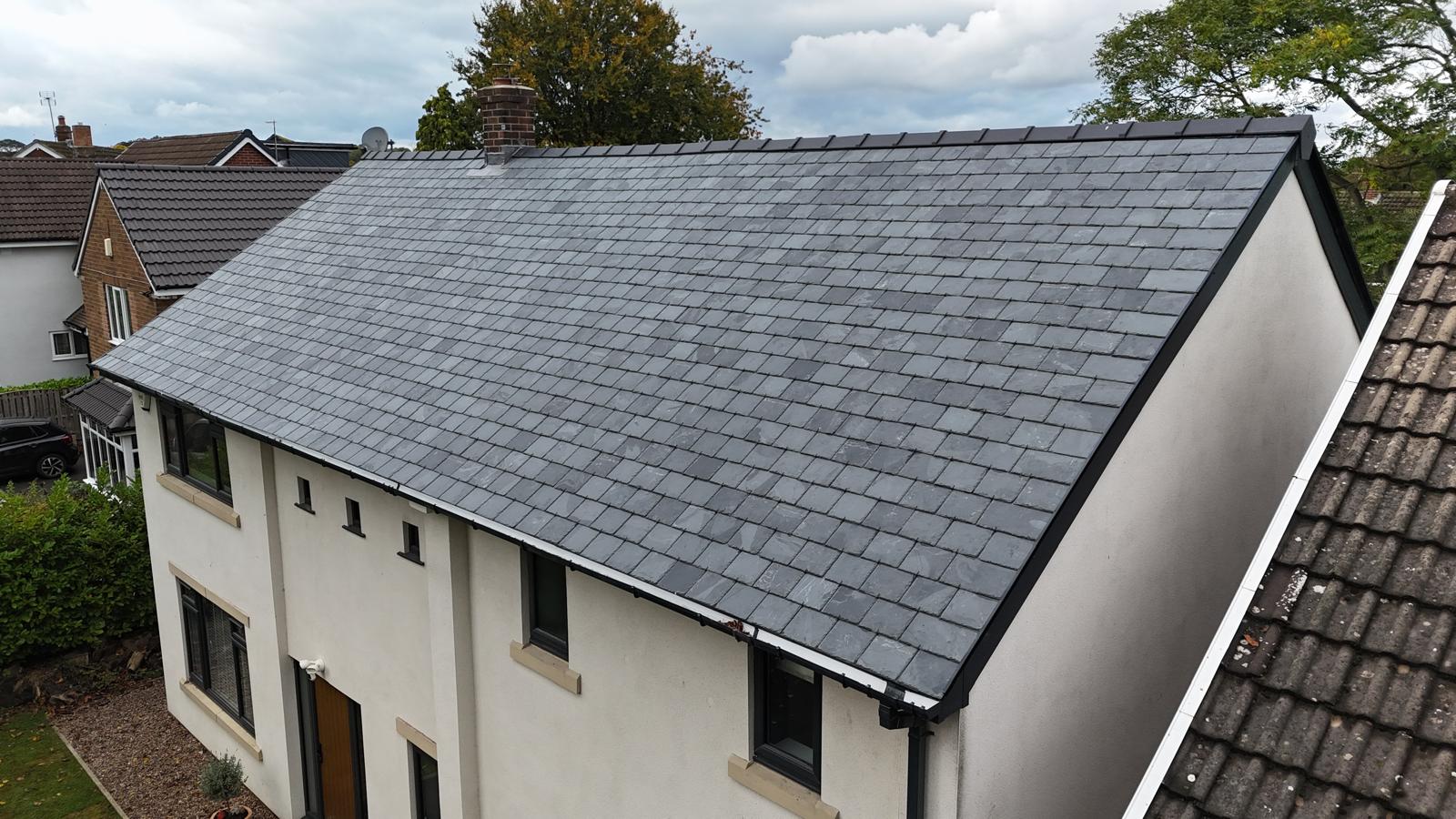 New Slate Roof Installation